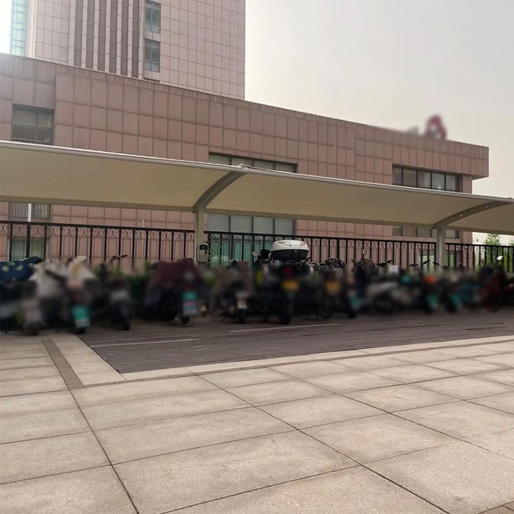 宁陵县膜结构电动车棚